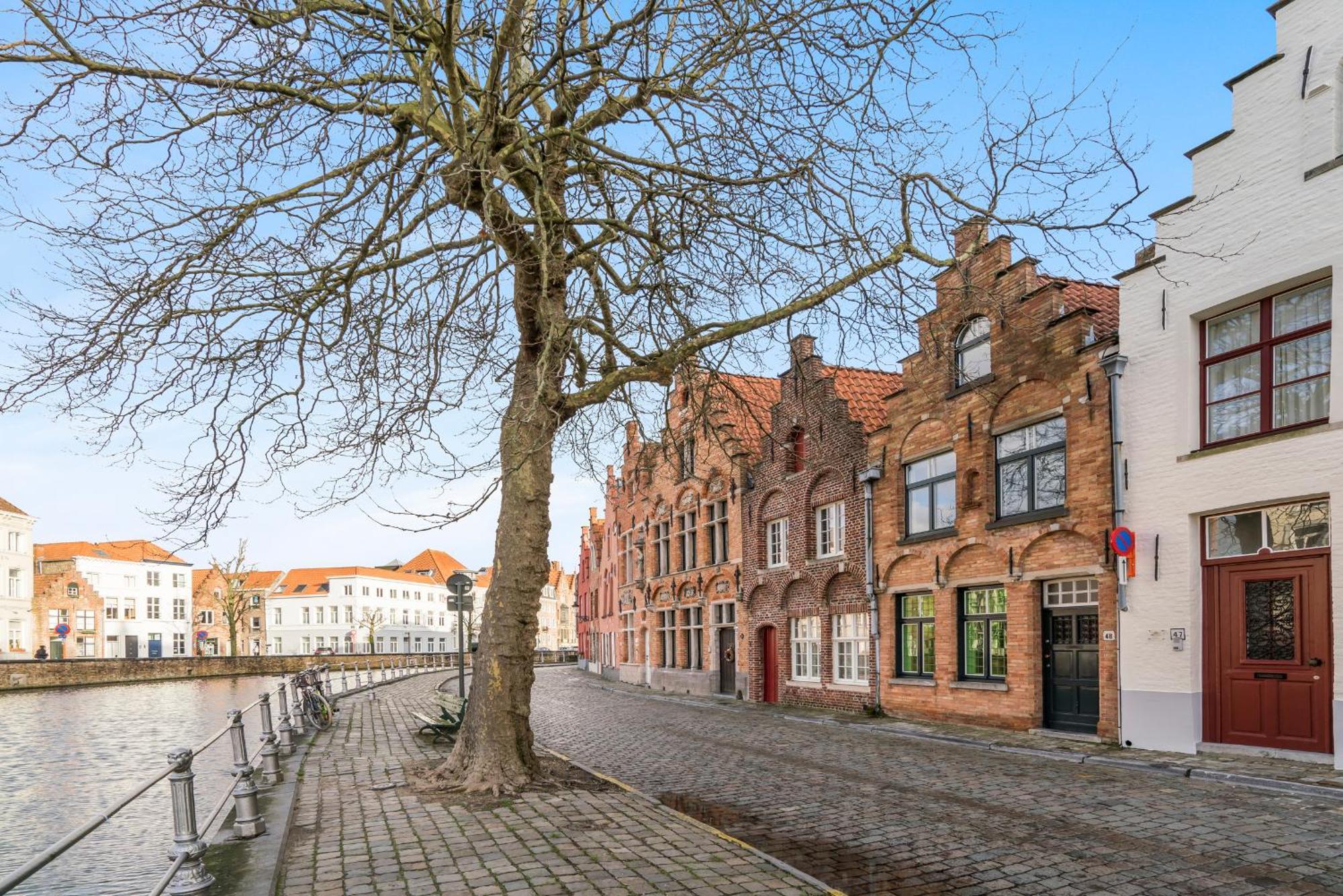 Brugse Charme Huis Met Tuin Aan Het Water 8P Bruges Esterno foto